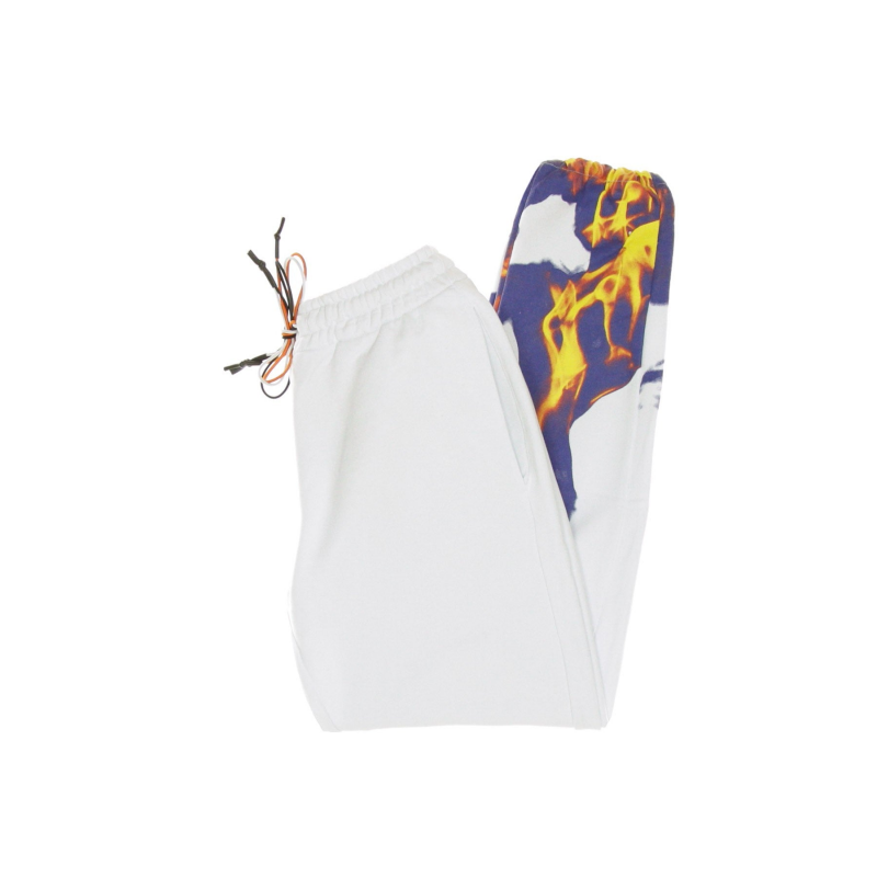 Herren Unterwasche Multi Flames WeiB