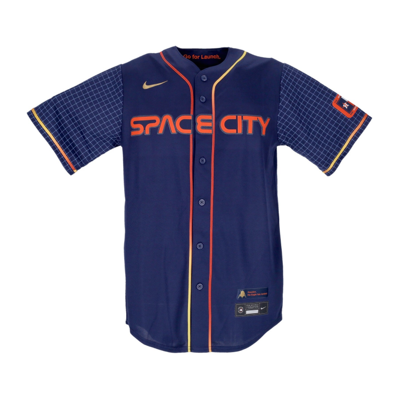Herren-Baseballjacke, offizielles MLB-Replika-Trikot, City Connect, Houast, Original-Teamfarben
