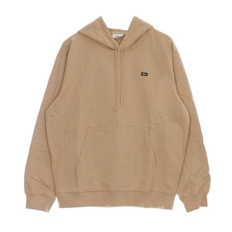 Leichter Kapuzenpullover fur Herren, zeitlos, recycelt, mit schwerer Kapuze, Pigment-Kaninchenpfote