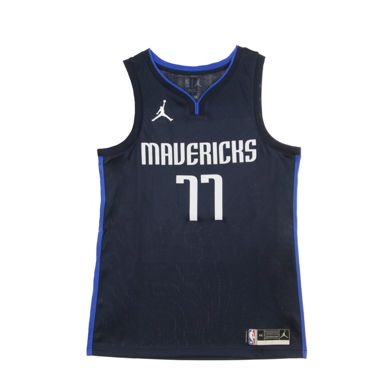 Herren-Basketball-Tanktop Nba Swingman-Trikot Jordan Statement Edition 2020 Nr. 77 Luka Doncic Dalmav College Navy/Game Royal