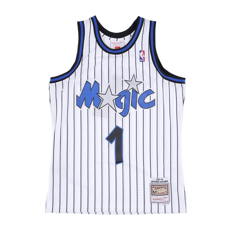 Herren-Basketball-Tanktop Nba Swingman Jersey Hardwood Classics Nr. 1 Anfernee Hardaway 1993–94 Orlmag