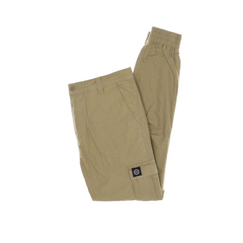 Lange Herren-Cargohose Ripstop Beige