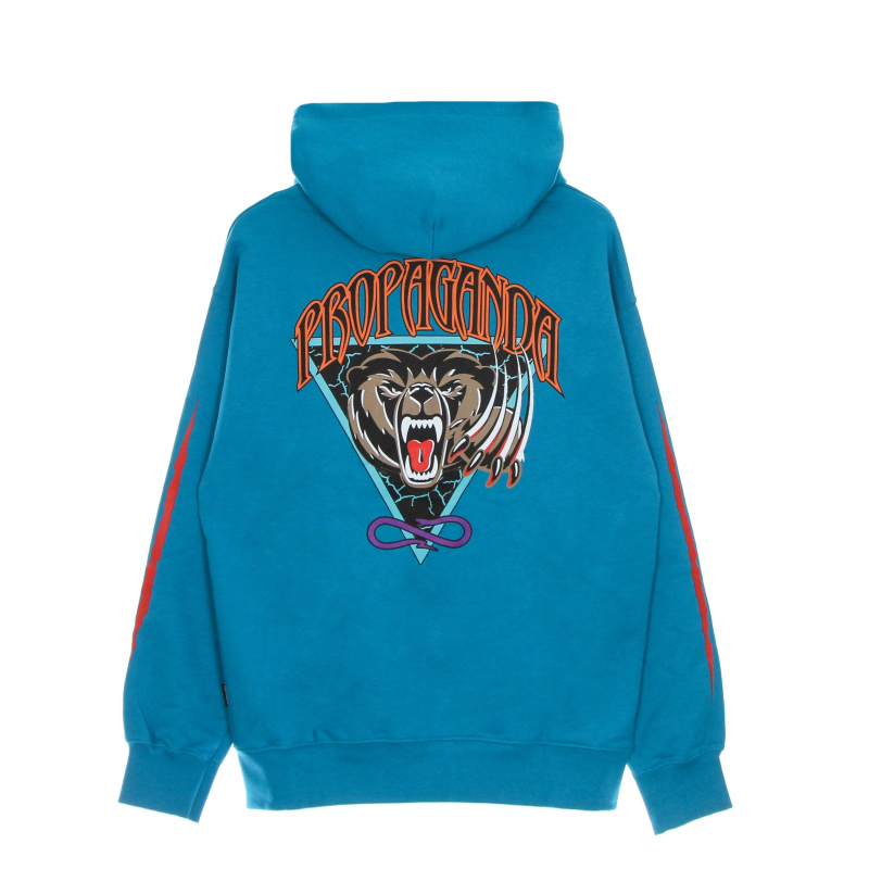 Leichter Herren-Hoodie Grizzly Hoodie Turkis