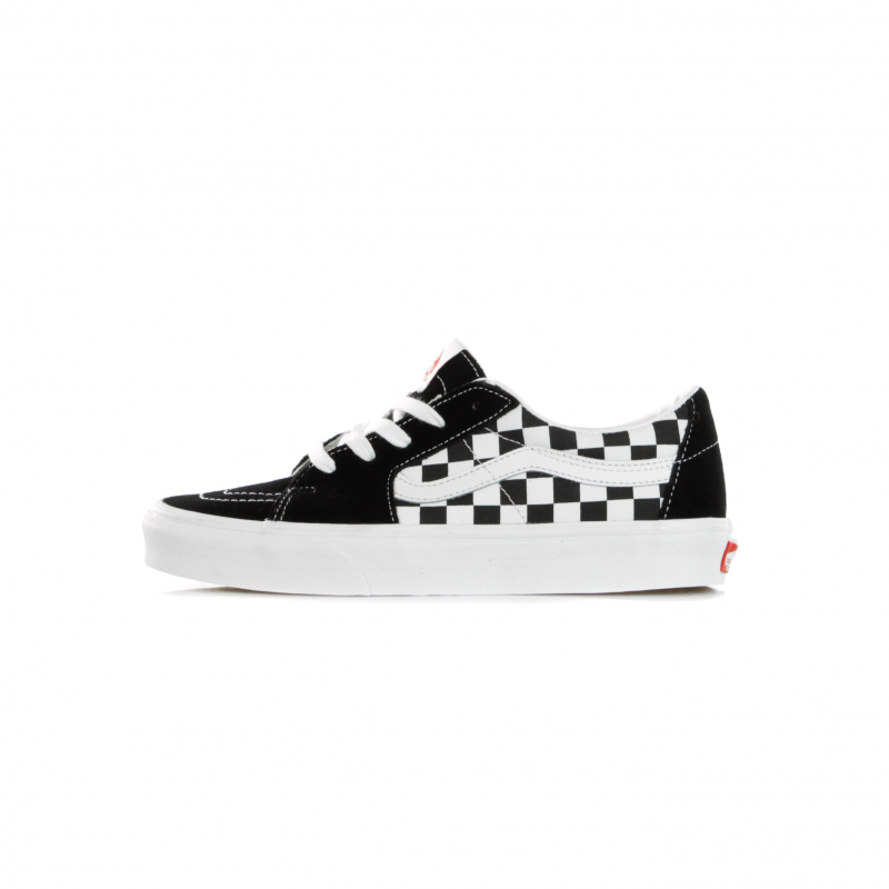 Niedriger Herrenschuh Sk8-low (Canvas/Wildleder) Schwarz/Schachbrett