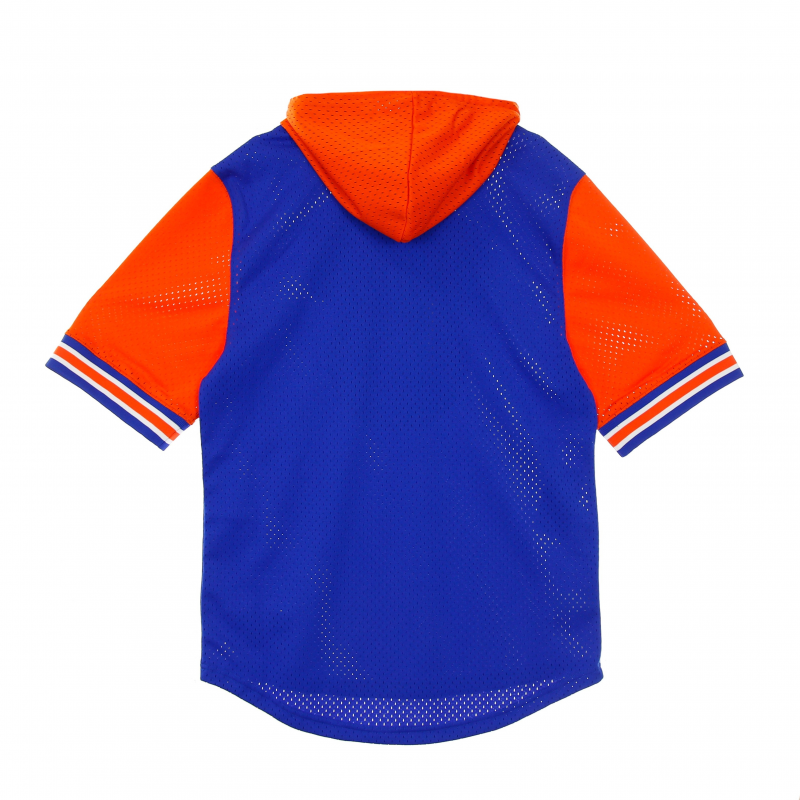 Leichter Herren-Kapuzenpullover mit kurzen Armeln, Nba Buzzer Beater Mesh Hoody, Hardwood Classics, Neykni Original Team-Farben