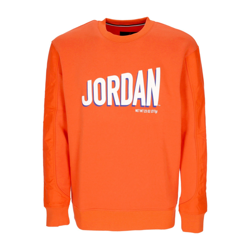 Flight MVP Graphic Fleece Crewneck Herren-Sweatshirt Rush Orange/WeiB