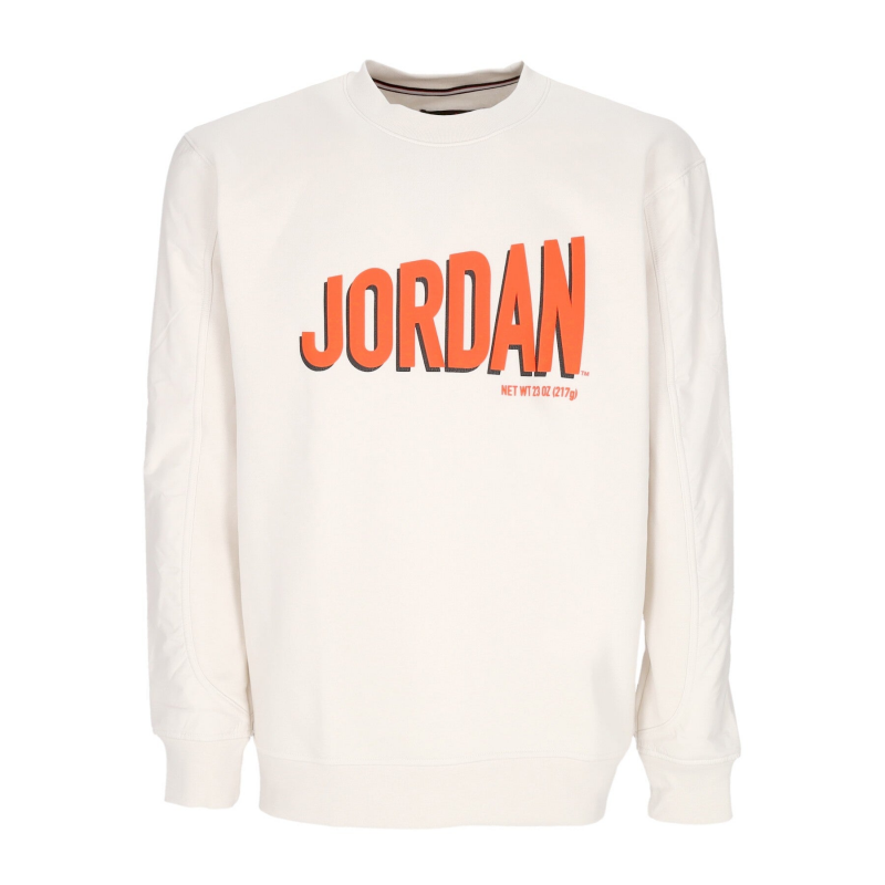 Flight MVP Graphic Fleece Crewneck Herren-Sweatshirt Phantom/Rush Orange/Schwarz