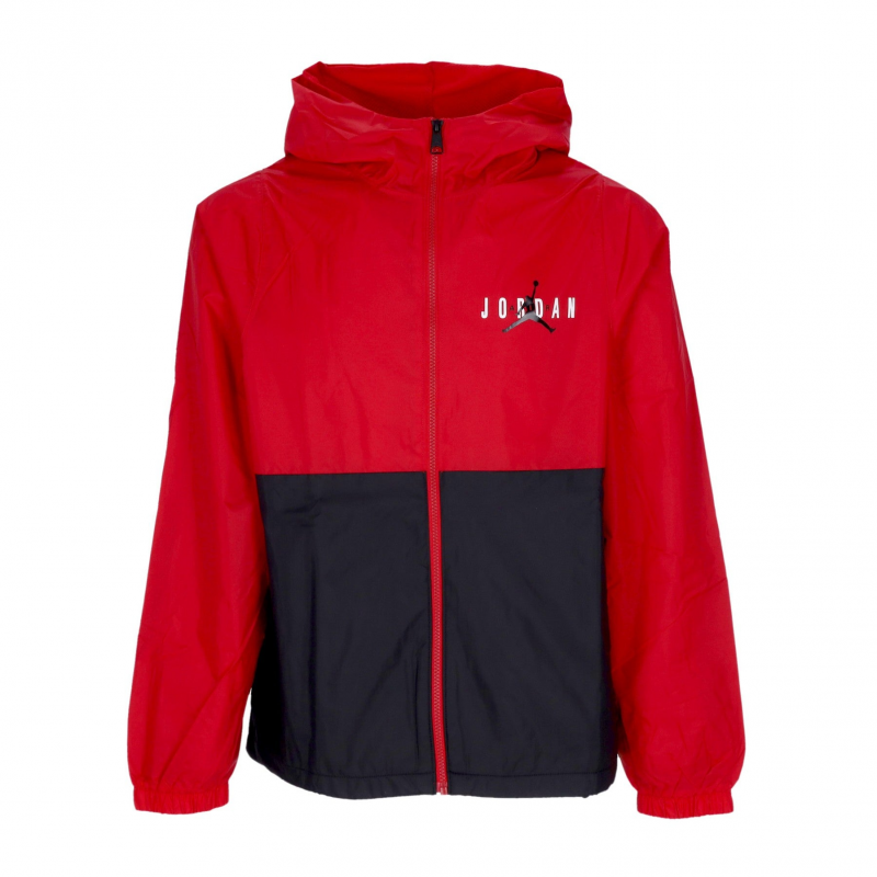 Herren Essential Statement Woven Jacket Gym Rot/Schwarz/Schwarz Windjacke