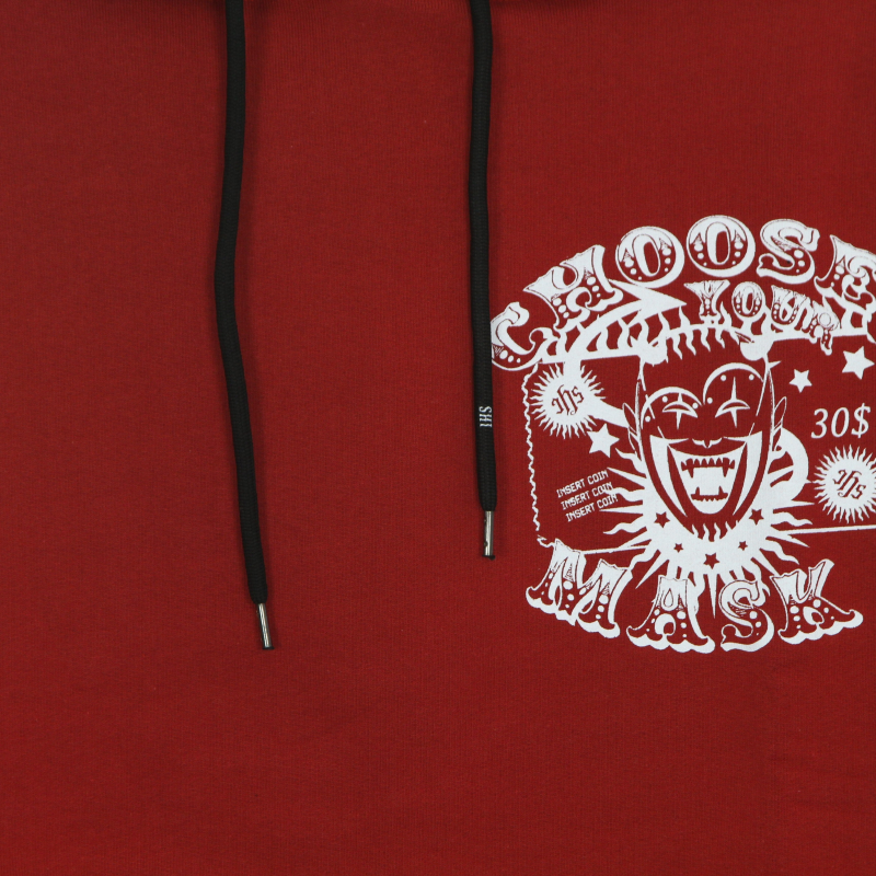 Leichter Herren-Hoodie Wahlen Sie Ihren Masken-Hoodie Rot