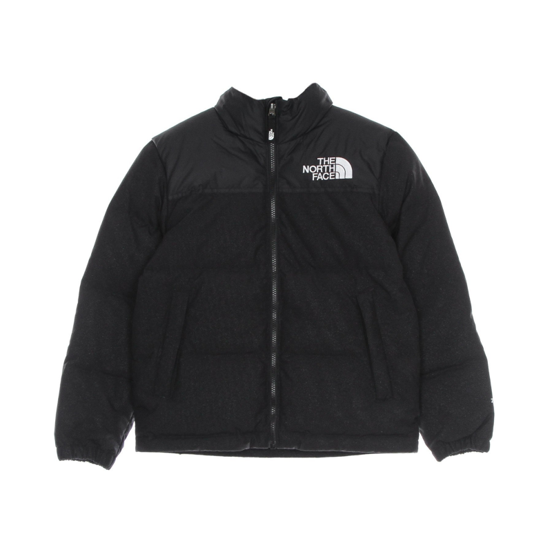Bedruckte 1996 Retro Nuptse Daunenjacke fur Madchen in Schwarz