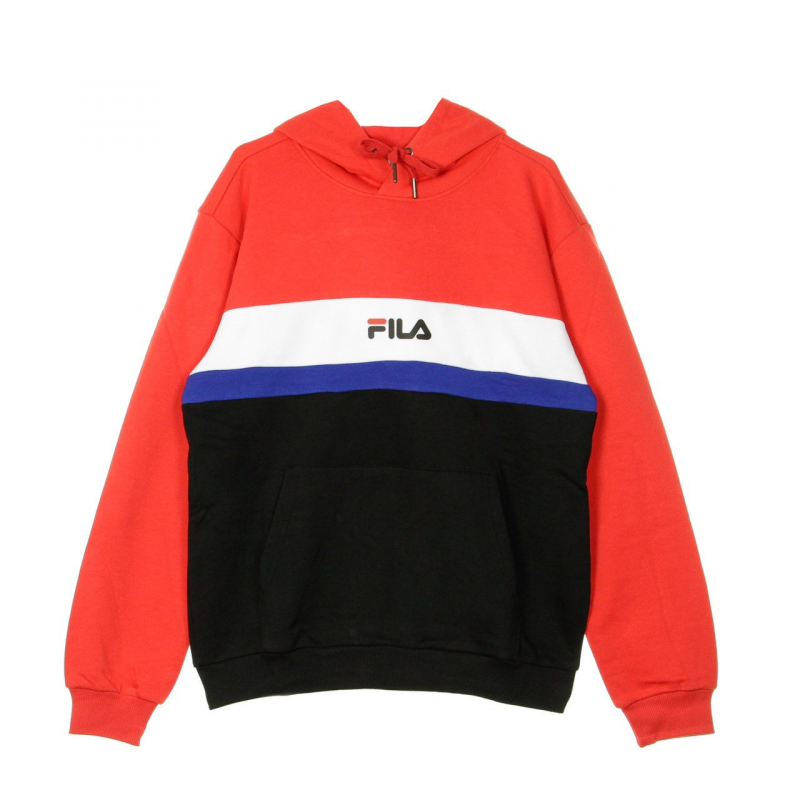 Radomir Hoody Herren-Hoodie True Red/Schwarz/HellweiB/Mazarinblau
