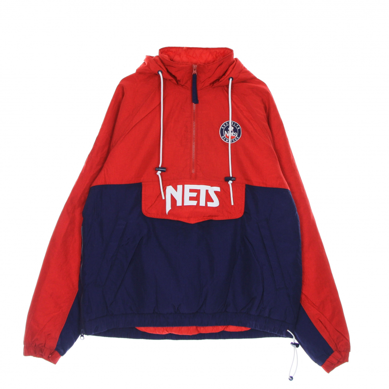 Packbare Herrenjacke Nba Courtside Premium Jacke Bronet University Rot/Blau Void/WeiB