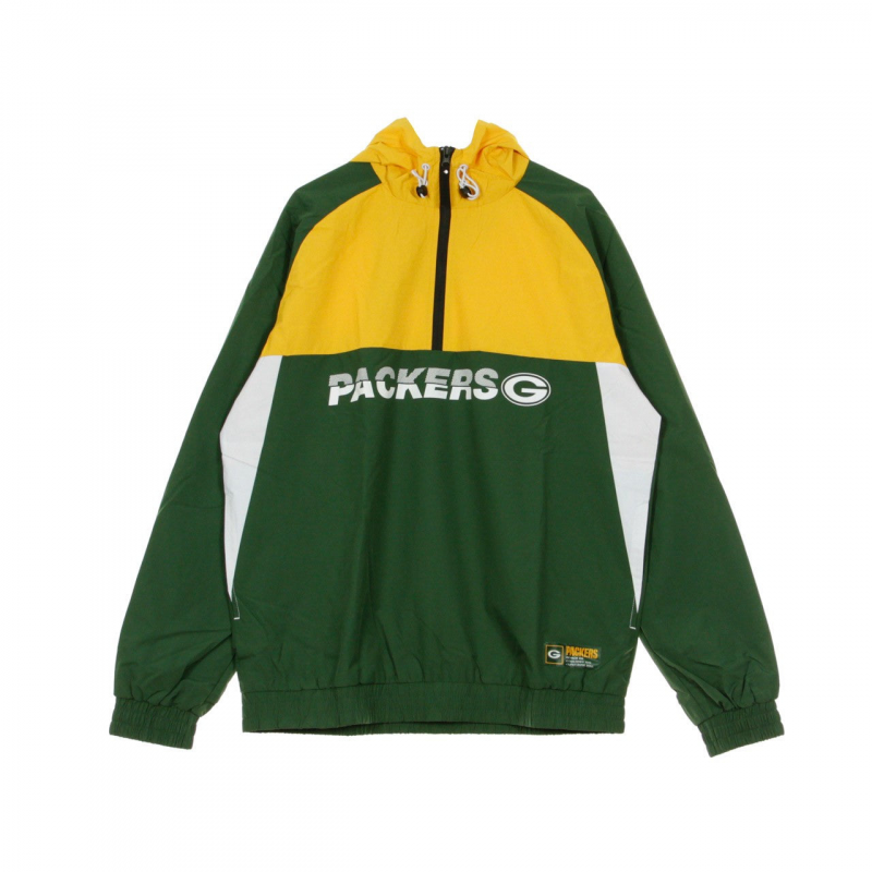 Pull-On-Windjacke fur Herren, NFL-Windjacke mit Farbblock-Design, Grepac