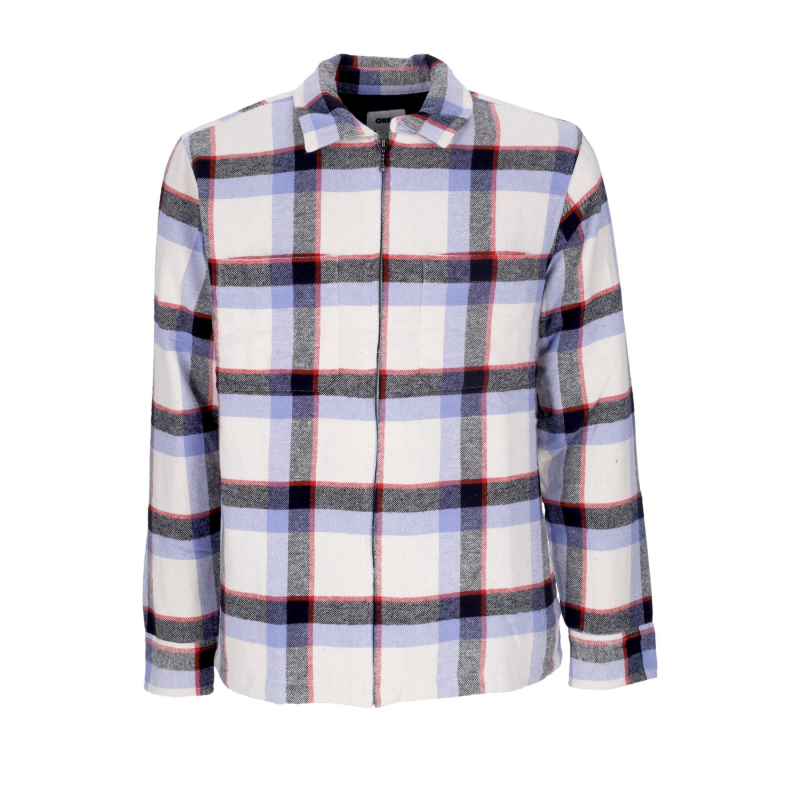 Lloyd Shirt Jacket Unbleached Multi Wattiertes Herrenhemd