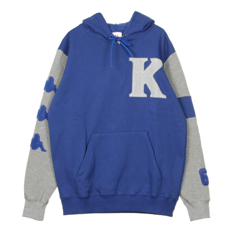 Authentischer Bensy Herren-Hoodie Blue Md/Grey Lt