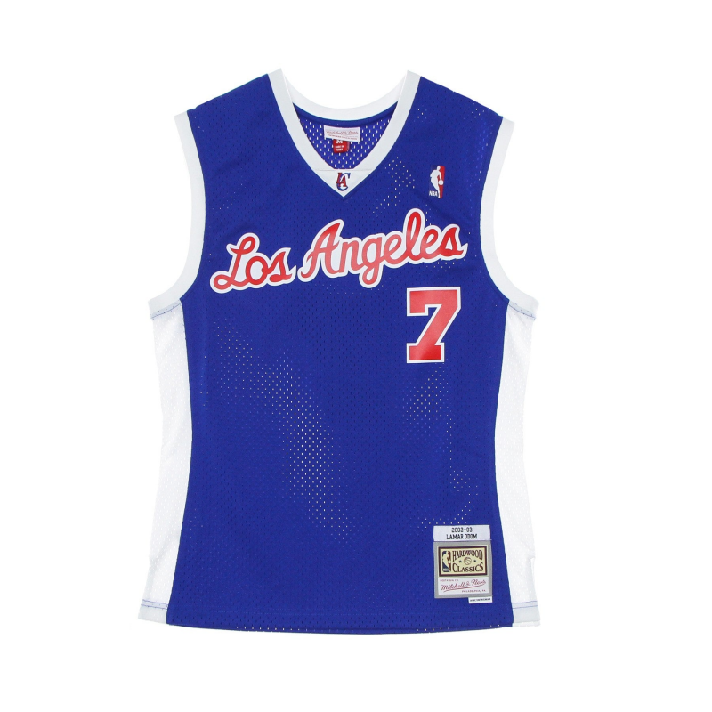 Herren-Basketball-Tanktop Nba Swingman-Trikot Hardwood Classics Nr. 7 Lamar Odom 2002–03 Loscli Original-Teamfarben