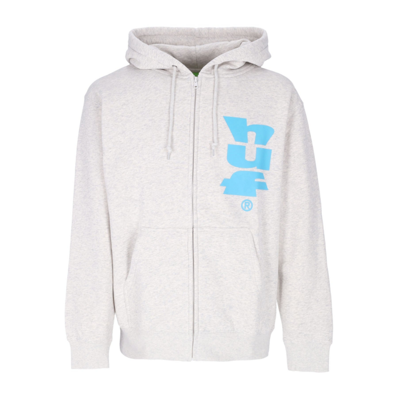 Megablast Herren Zip Hoodie Full Zip Hoodie Athletic Heather
