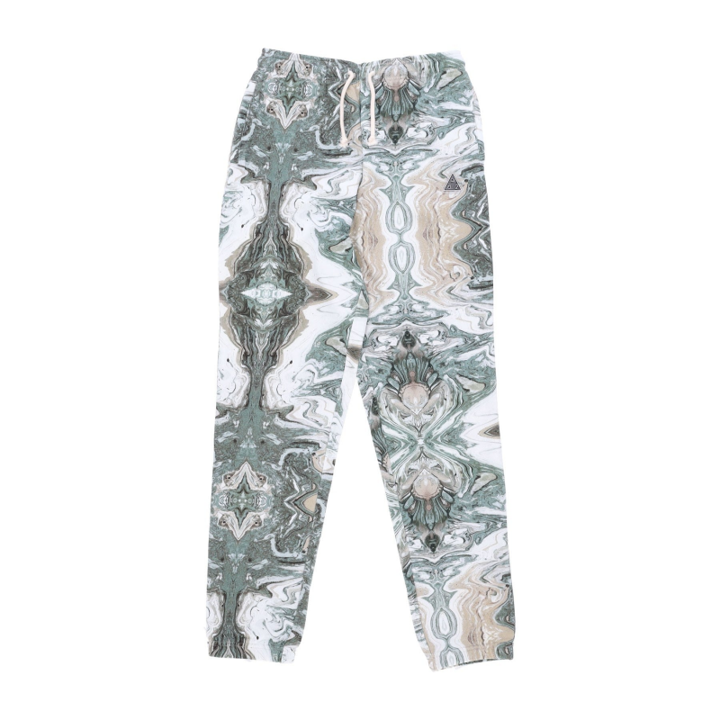 Damen Swirl Fleece Hose Oliv