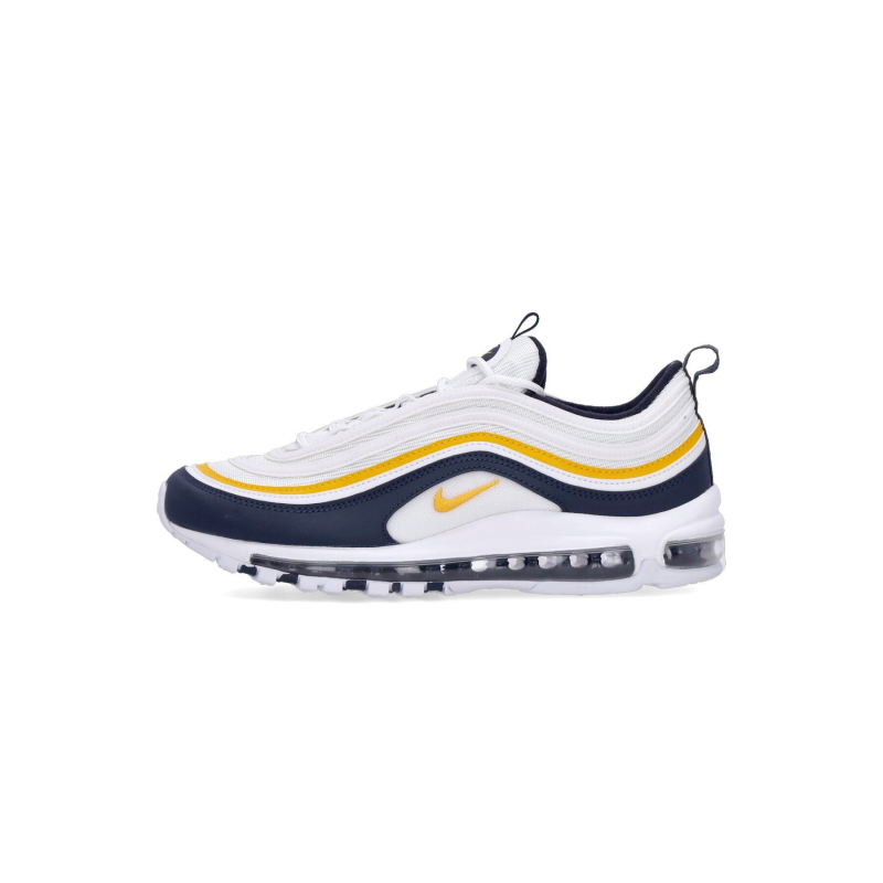 Air Max 97 Herren-Halbschuh in WeiB/Universitatsgold/dunkler Obsidian