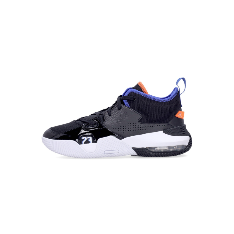 Jordan Stay Loyal 2 Herren-Hochschuh Schwarz/Hyper Royal/Sicherheitsorange/WeiB
