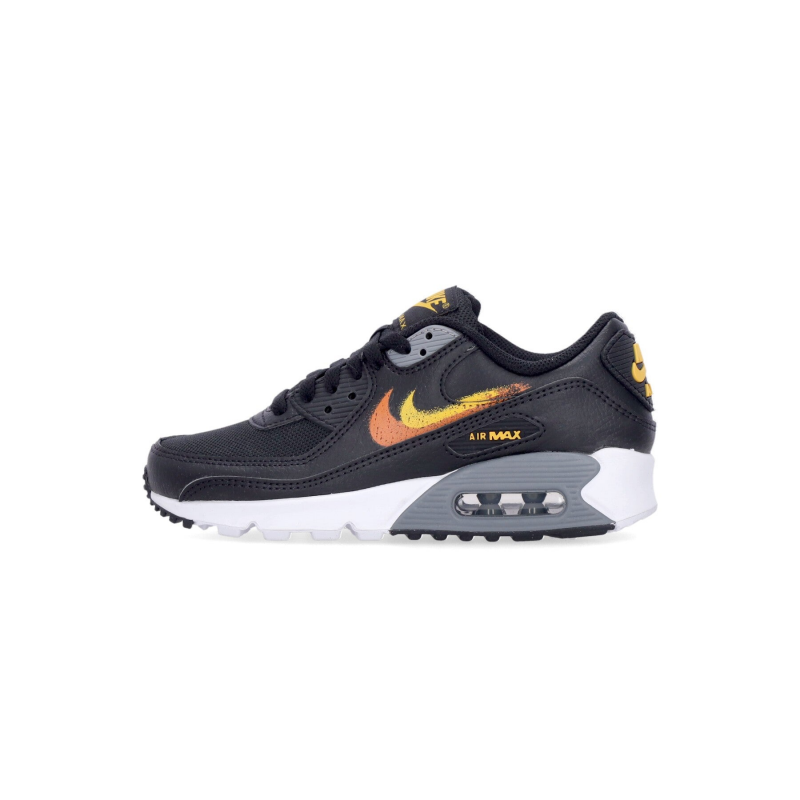 Air Max 90 Herren-Halbschuh Schwarz/Sicherheitsorange/Universitatsgold