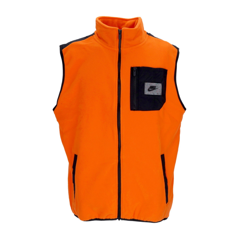 Herren-Sportbekleidung Spu Therma-fit Polar Fleece Weste Safety Orange/Schwarz/Schwarz/Schwarz