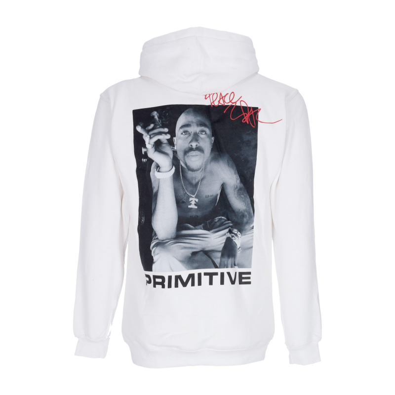 Smoke Hood X Tupac WeiBer Herren-Hoodie