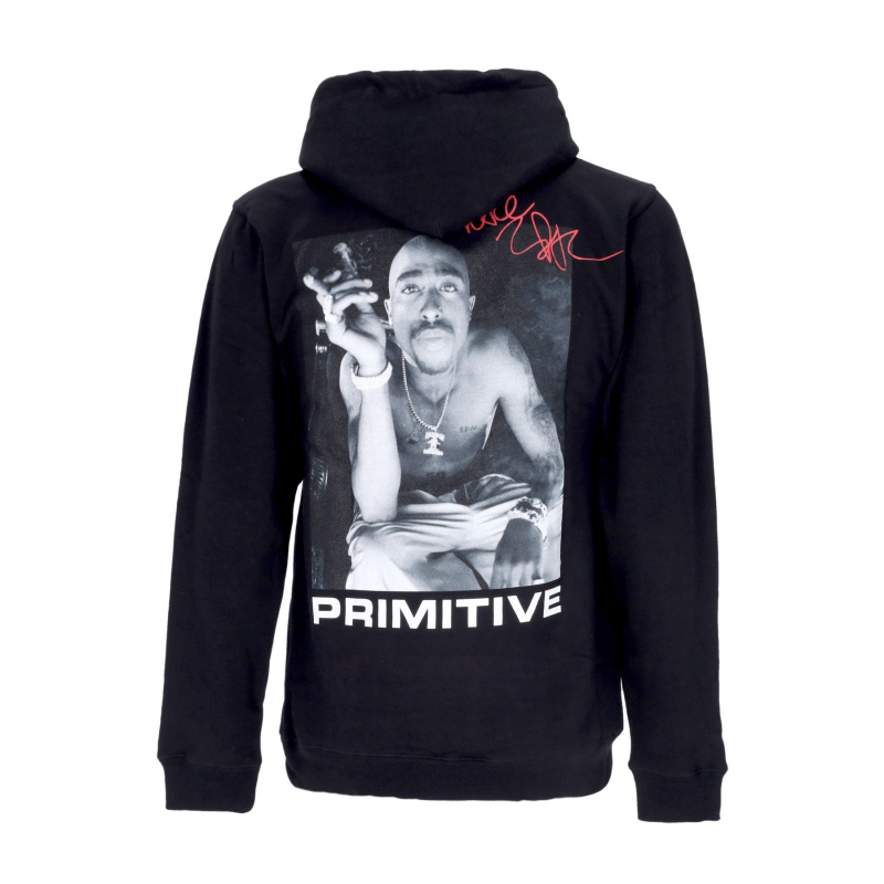 Smoke Hood X Tupac Schwarzer Herren-Hoodie