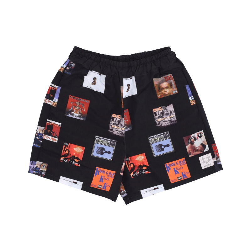 Bedeckt kurze Herrenshorts in Schwarz