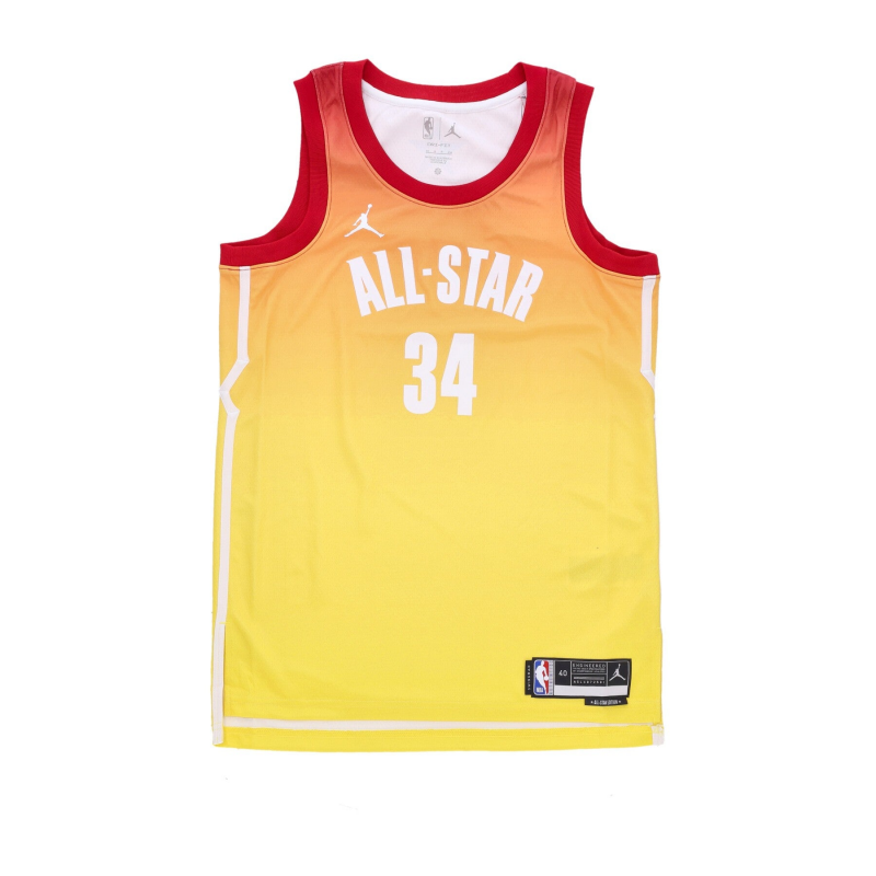 Herren NBA Dri-fit Swingman Trikot Nr. 34 Giannis Antetokounmpo All Star Game 23 Carmine Tank Top