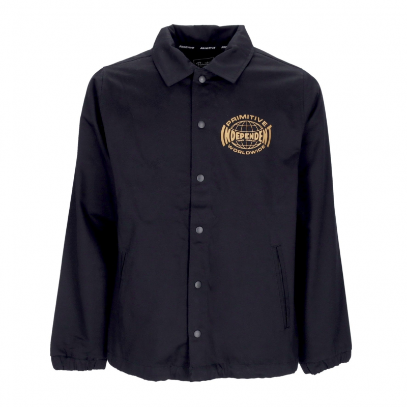 Coach-Jacke Herren Global Coaches Jacket X Independent Schwarz