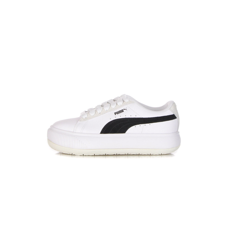 Halbschuh Damen Wildleder Mayu Mix WeiB/Marshmallow/Schwarz