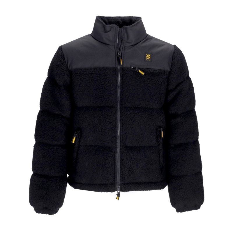 Retrofuture Sherpa-Jacke fur Herren, Schwarzer Bar