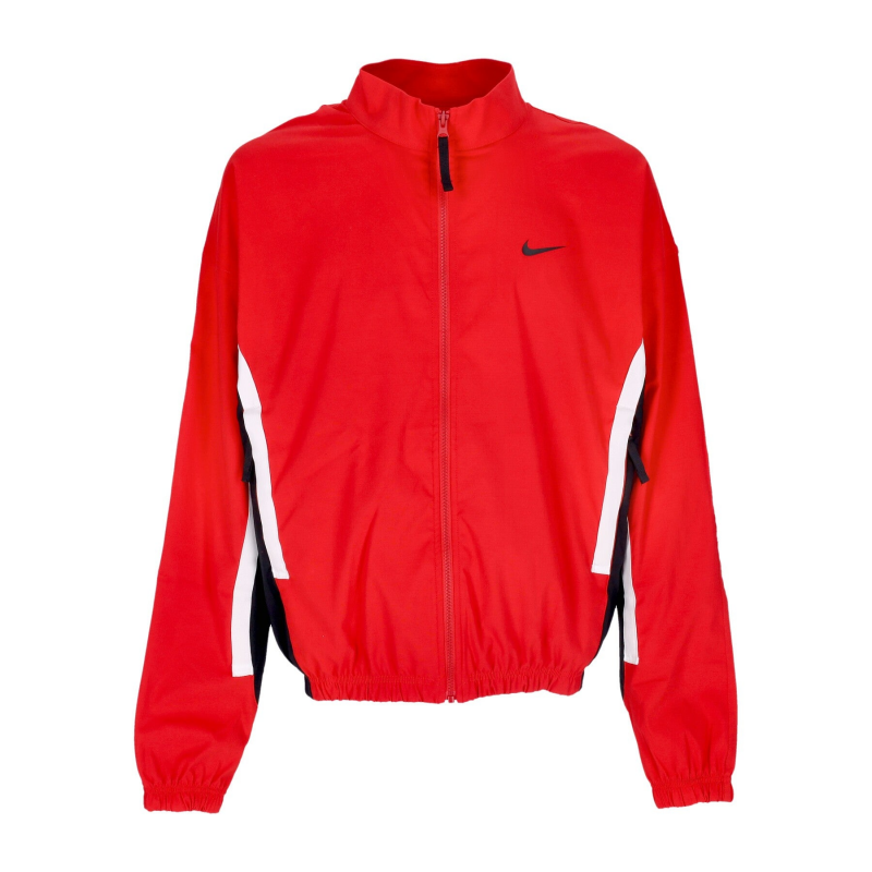 Herren-Trainingsjacke DNA Woven Basketballjacke University Rot/Schwarz/WeiB/Schwarz