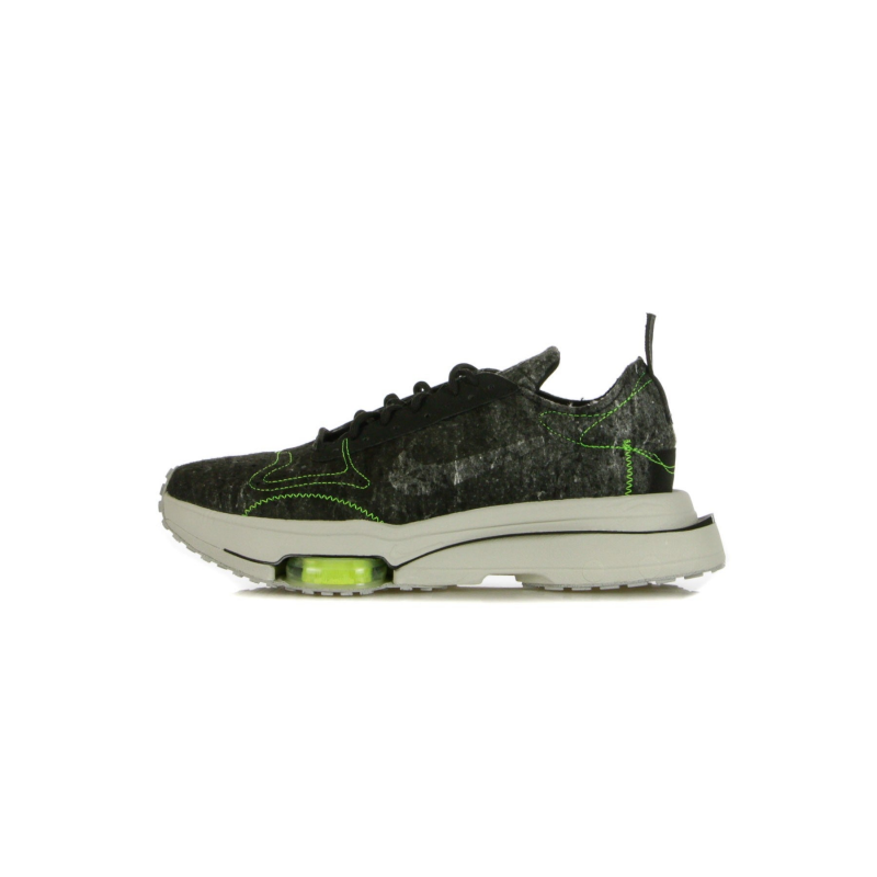 Niedriger Herrenschuh Air Zoom-Typ Schwarz/Schwarz/Elektrisches Grun/Light Bone
