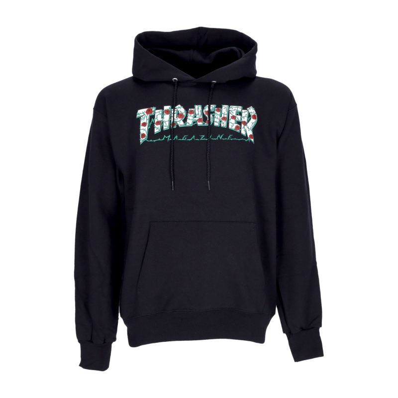 Rosen Hoodie Schwarzer Herren Kapuzenpullover