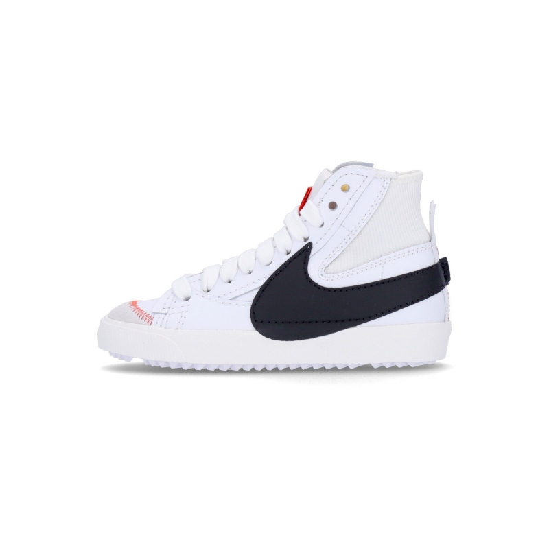 W Blazer Mid 77 Jumbo WeiB/Schwarz/WeiB/Segel Hoher Damenschuh