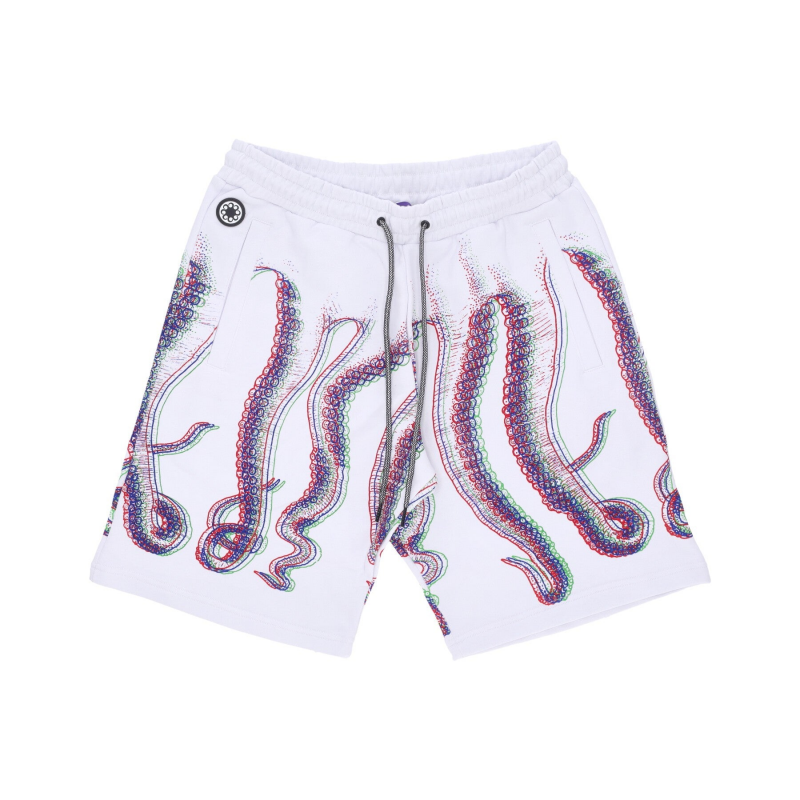 Kurze Herren-Trainingshose Fuzzy Sweatshort WeiB