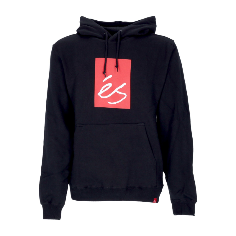 Main Block Fleece Schwarzer Herren-Hoodie