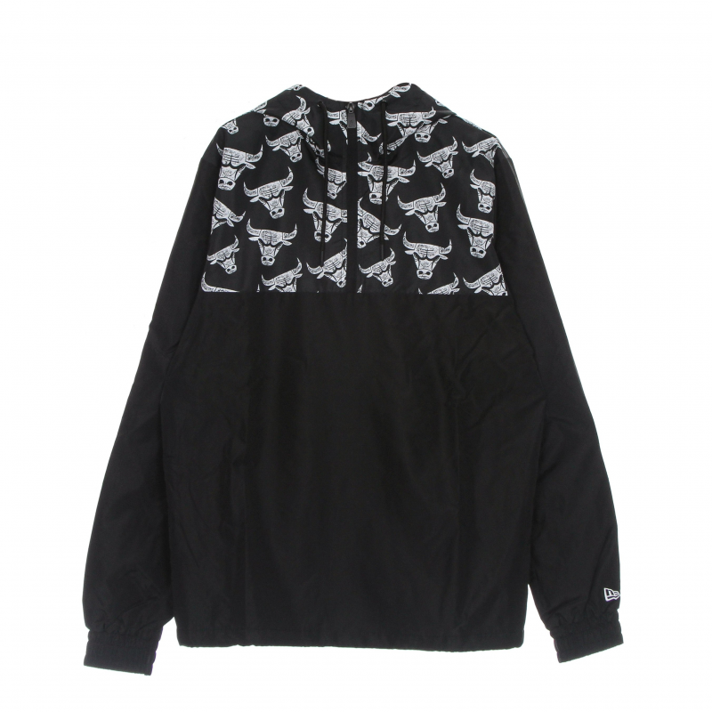 Pull-On-Windjacke fur Herren Nba Distressed Logo-Windjacke Chibul Schwarz