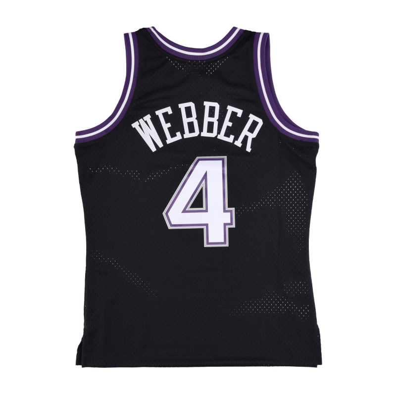 Herren-Basketball-Tanktop Nba Swingman Jersey Hardwood Classics Nr. 4 Chris Webber 2000–01 Sackin