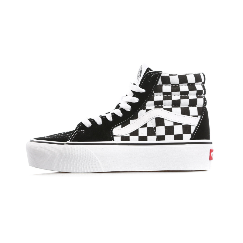Sk8-hi Platform 2 Checkerboard/True White Damen-hoher Schuh