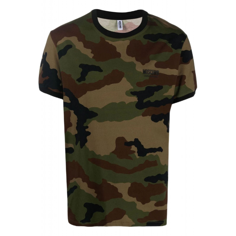 moschino CAMOUFLAGE-T-SHIRT