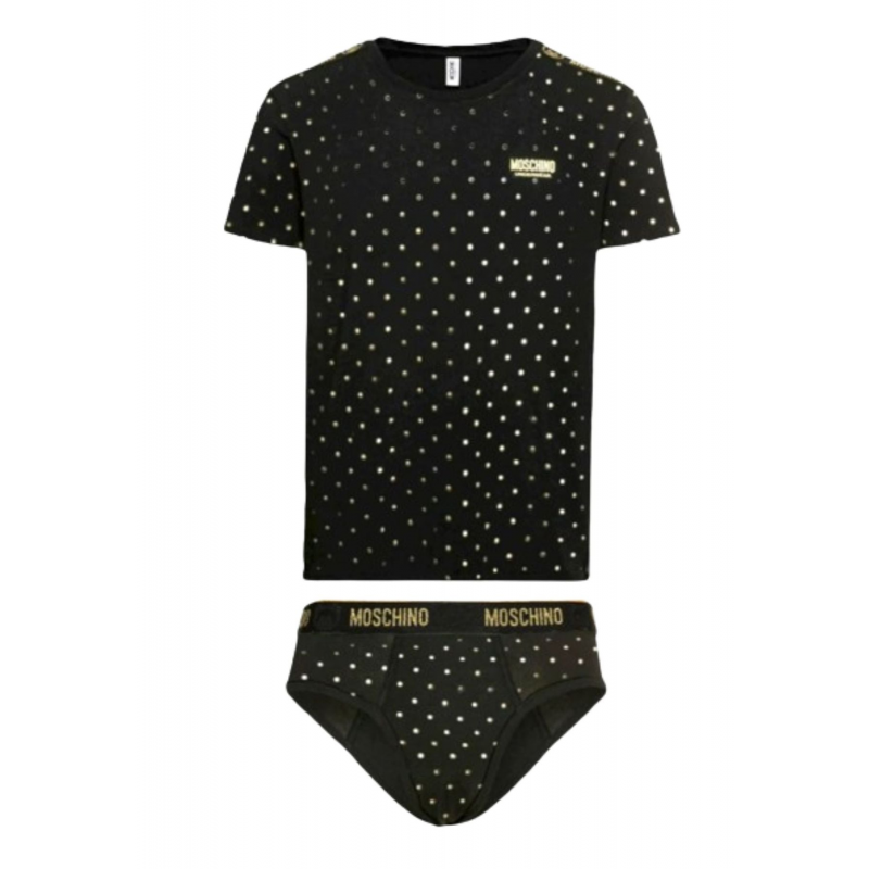 moschino MOSCHINO UNTERWASCHE T-Shirt und Slip