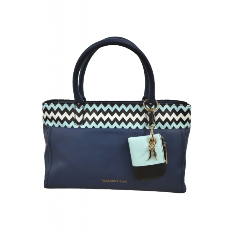 TRUSSARDI HOLLY GLATTE EINKAUFTASCHE AUS ECOLEDER