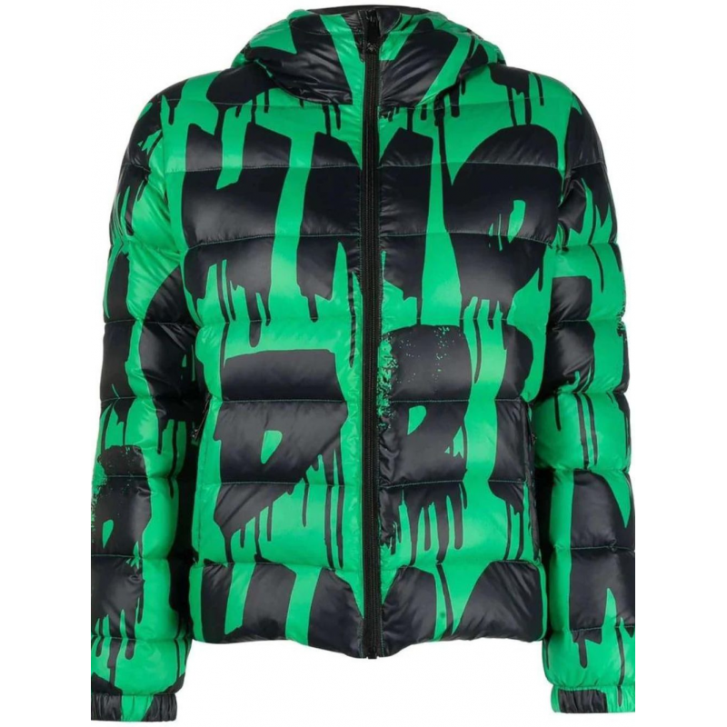 John Richmond Jacke MIT GRAFFITI-LOGO-PRINT
