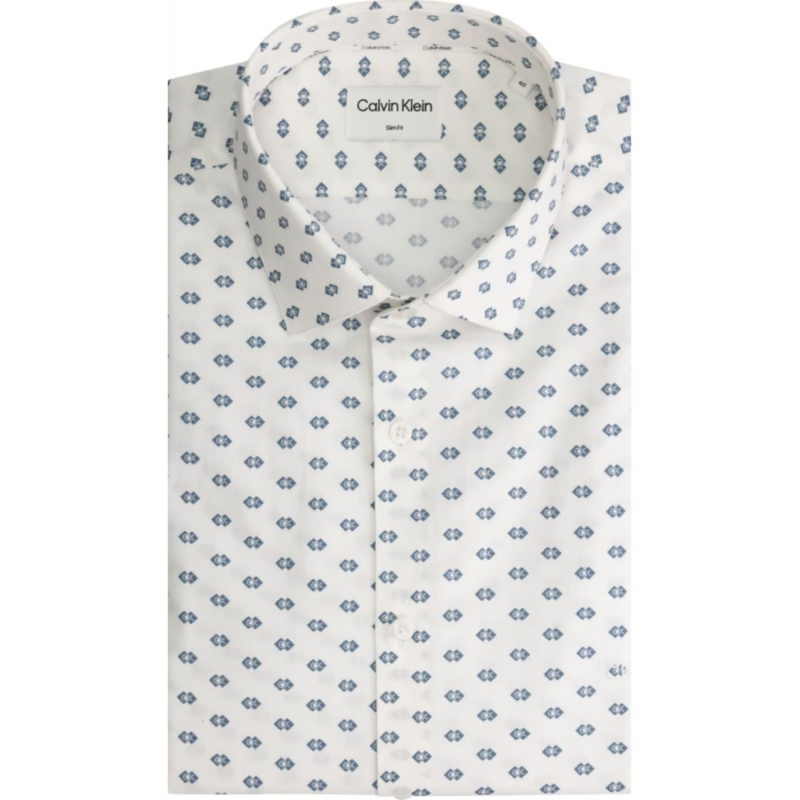 Calvin Klein Shirts SLIM-HEMD MIT CK-LOGO-PRINT
