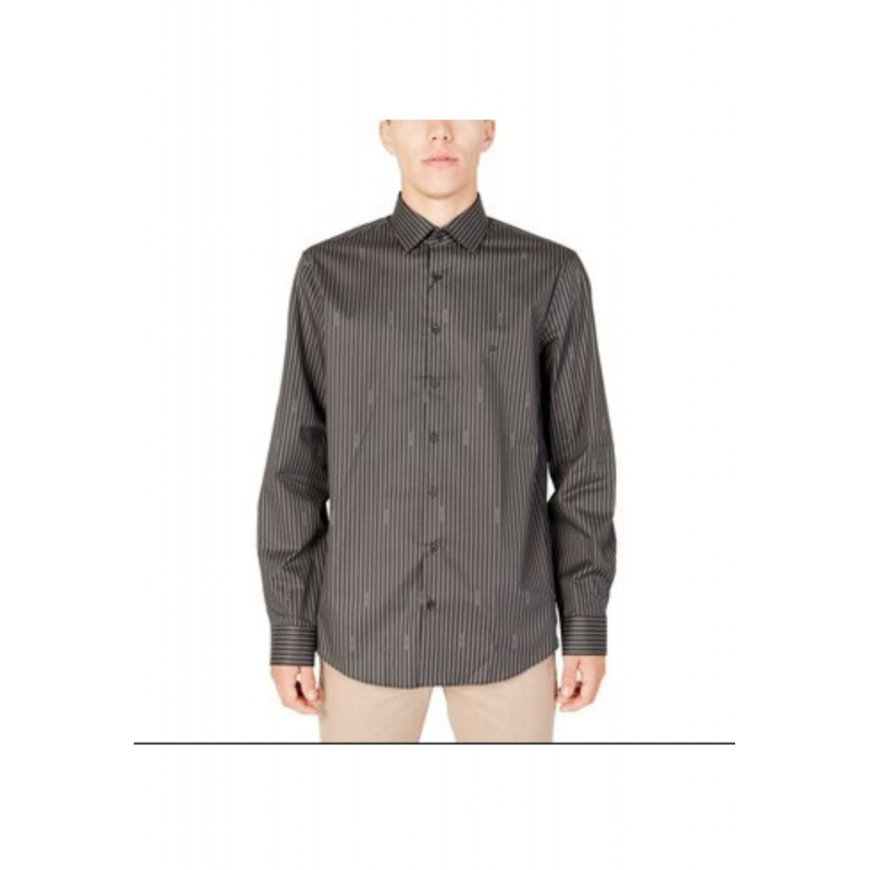 Calvin Klein TWILL SHIRT LOGO STRIPE PASSENDES HEMD