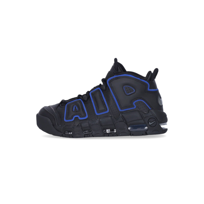Air More Uptempo 96 Herren-High-Schuh Schwarz/Eisengrau/Game Royal