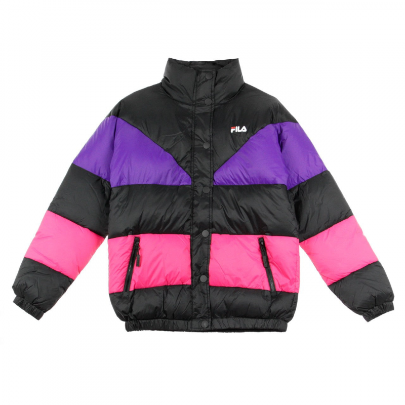 Reilly Schwarz/Tillandsia Lila/Pink Yarrow Damen Daunenjacke